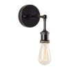 Miserite 1-Light Antique Black Gold and Copper Wall Lamp by ZUO