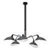 Desden 5-Light Black Pendant with Metal shade by ZUO