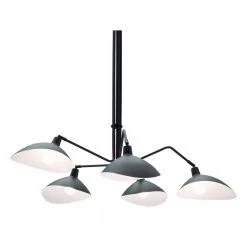 Desden 5-Light Black Pendant with Metal shade by ZUO 10 Desden 5-Light Black Pendant with Metal shade by ZUO -Deals Juno Store black zuo chandeliers 56062 fa 1000
