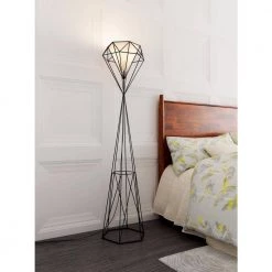Delancey 63 in. Black Floor Lamp by ZUO