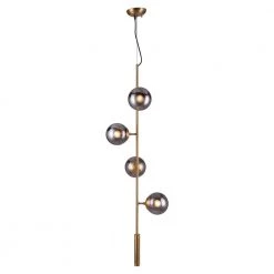 Zatara 4-Light Bronze Chandelier with Tempered Glass Shade by ZUO -Deals Juno Store bronze zuo chandeliers 56111 4f 1000