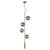Zatara 4-Light Bronze Chandelier with Tempered Glass Shade by ZUO