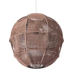 Florence 1 Light Brown Pendant with Polyester Shade by ZUO -Deals Juno Store brown zuo chandeliers 56094 4f 1000