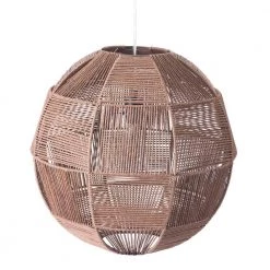 Florence 1 Light Brown Pendant with Polyester Shade by ZUO -Deals Juno Store brown zuo chandeliers 56094 76 1000