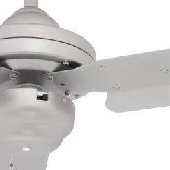 Studio-54 54 in. Brushed Steel Ceiling Fan by Designers Choice Collection -Deals Juno Store brushed steel designers choice collection ceiling fans without lights ac8354 bst 1d 1000