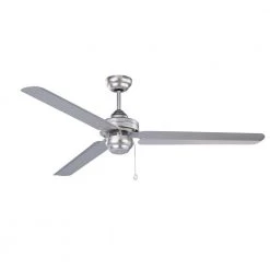 Studio-54 54 in. Brushed Steel Ceiling Fan by Designers Choice Collection -Deals Juno Store brushed steel designers choice collection ceiling fans without lights ac8354 bst c3 1000