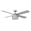 Celestra 52 in. Indoor Chrome and Optic Crystal LED Ceiling Fan with Light Kit and Wall Control by Designers Choice Collection