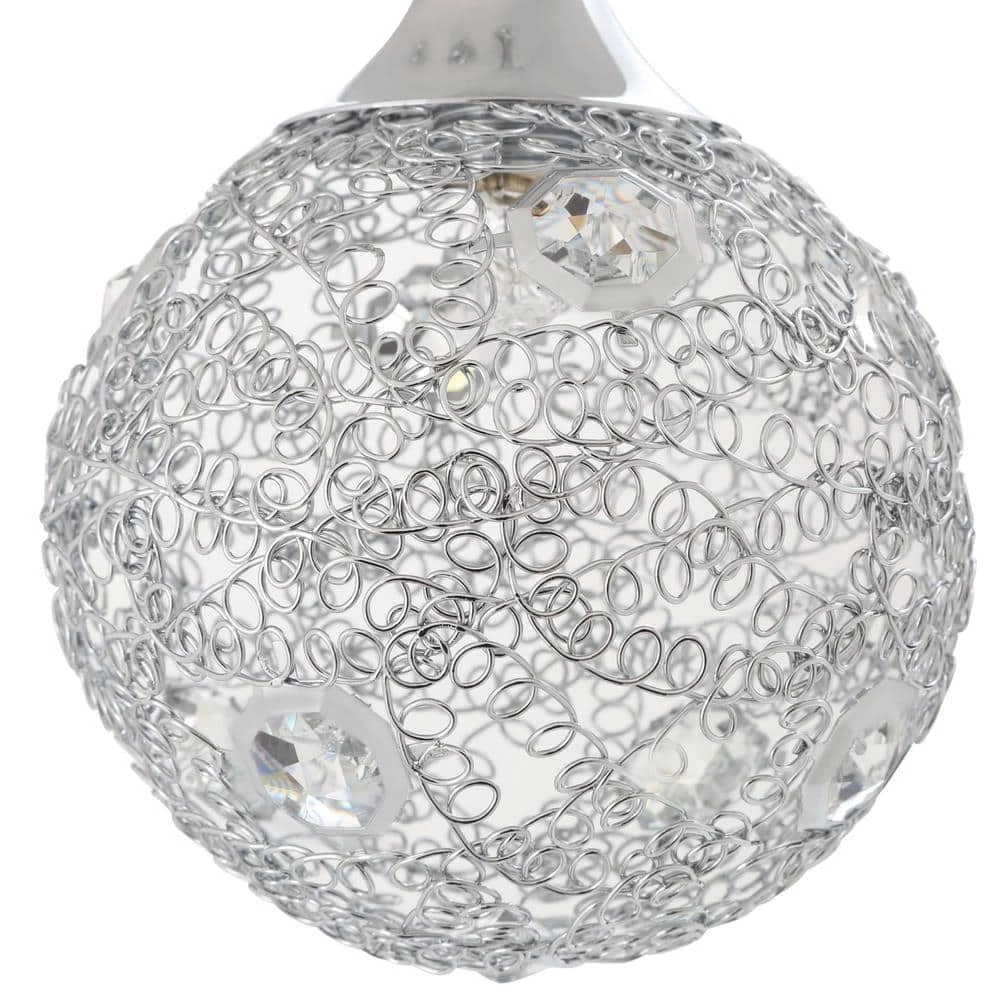 Solaro Series 3-Light Chrome Pendant Bar by Designers Choice Collection 2 Solaro Series 3-Light Chrome Pendant Bar by Designers Choice Collection - Image 2