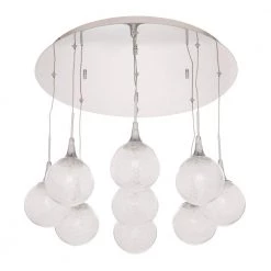 FYBRA Series 9-Light Chrome Pendant by Designers Choice Collection -Deals Juno Store chrome designers choice collection chandeliers pf41 9lpa ch 1d 1000