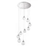 FYBRA Series 9-Light Chrome Pendant by Designers Choice Collection
