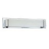 Aurora Series 5-Light Chrome Vanity Light with Linen Glass by Designers Choice Collection