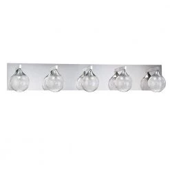 FYBRA Series 5-Light Chrome Bath Light by Designers Choice Collection