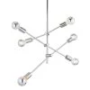 Brixton 6-Light Chrome Pendant with Metal shade by ZUO