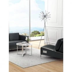 Savoy 70.9 in. Chrome Floor Lamp by ZUO 7 Savoy 70.9 in. Chrome Floor Lamp by ZUO -Deals Juno Store chrome zuo floor lamps 56058 31 1000