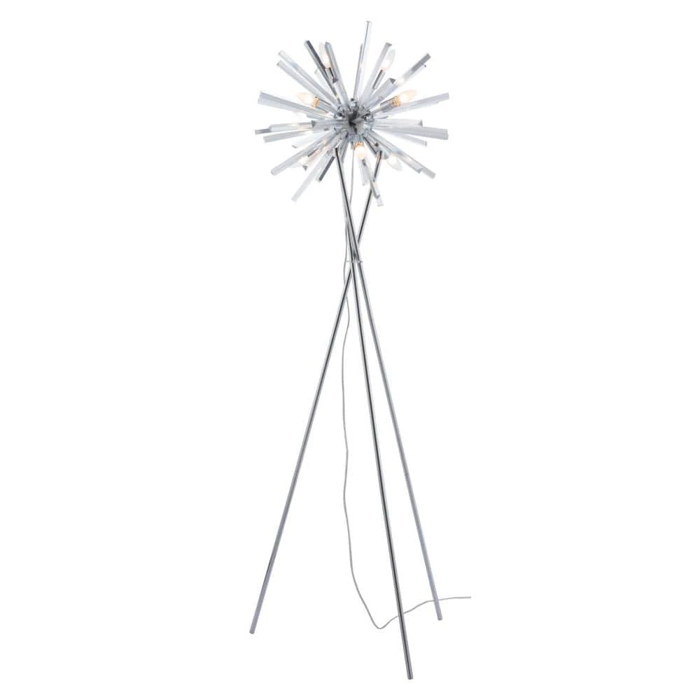 Savoy 70.9 in. Chrome Floor Lamp by ZUO 1 Savoy 70.9 in. Chrome Floor Lamp by ZUO