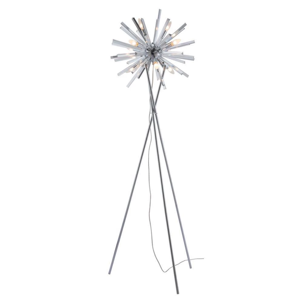 Savoy 70.9 in. Chrome Floor Lamp by ZUO 2 Savoy 70.9 in. Chrome Floor Lamp by ZUO - Image 2