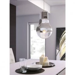 Gliese 1-Light Chrome Ceiling Pendant by ZUO -Deals Juno Store chrome zuo pendant lights 50089 31 1000
