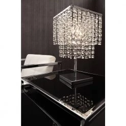 Falling Stars 16.1 in. Chrome Table Lamp by ZUO 5 Falling Stars 16.1 in. Chrome Table Lamp by ZUO -Deals Juno Store chrome zuo table lamps 50010 31 1000