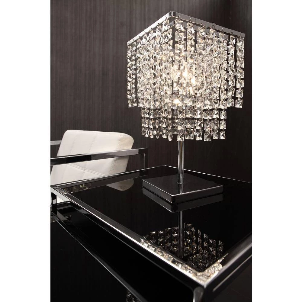 Falling Stars 16.1 in. Chrome Table Lamp by ZUO 3 Falling Stars 16.1 in. Chrome Table Lamp by ZUO - Image 3