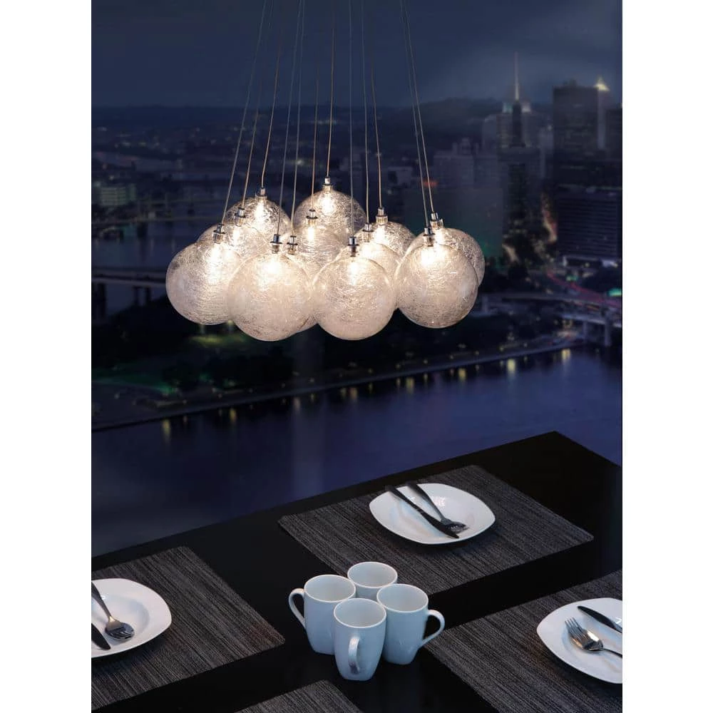 Cosmos 12-Light Clear Ceiling Pendant by ZUO 4 Cosmos 12-Light Clear Ceiling Pendant by ZUO - Image 4