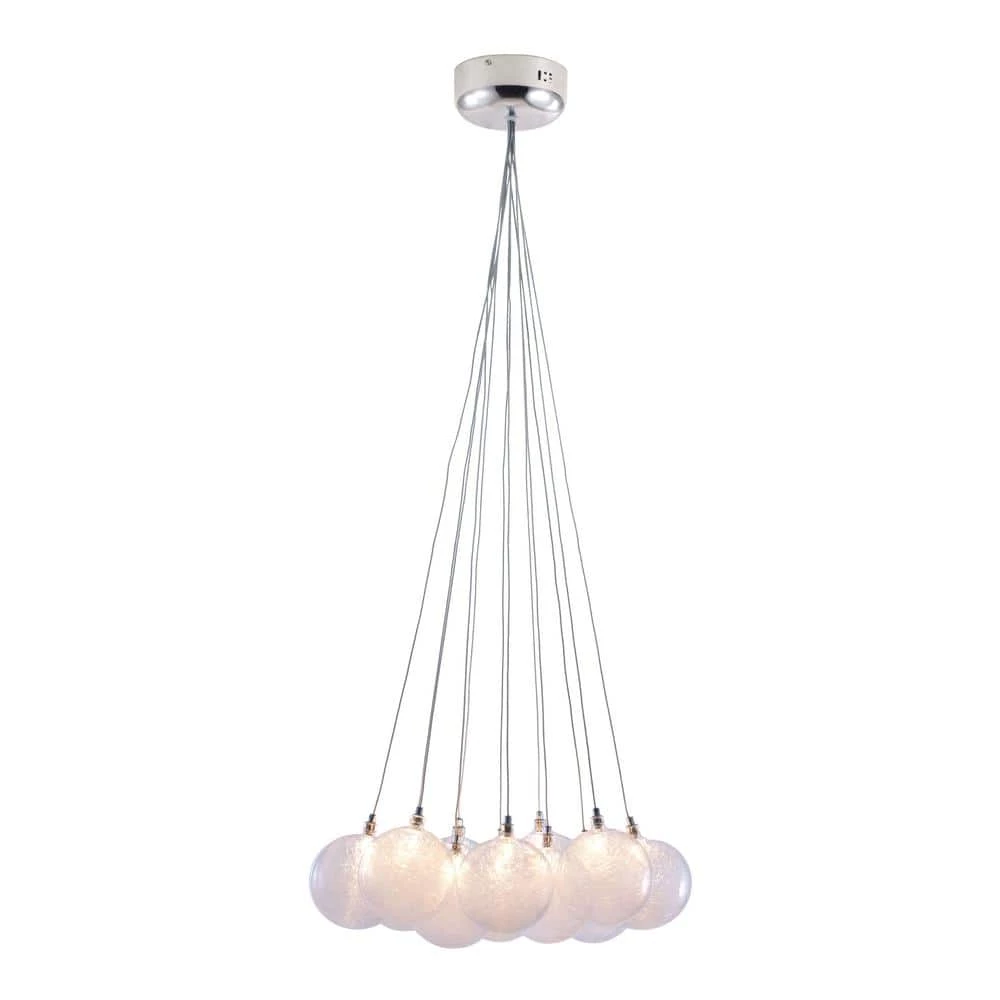 Cosmos 12-Light Clear Ceiling Pendant by ZUO 2 Cosmos 12-Light Clear Ceiling Pendant by ZUO - Image 2