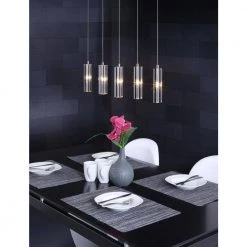 Celeron 5-Light Clear Ceiling Pendant by ZUO -Deals Juno Store clear zuo pendant lights 50099 31 1000