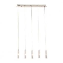 Celeron 5-Light Clear Ceiling Pendant by ZUO