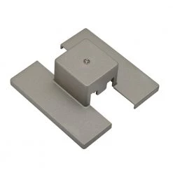 Brushed Steel Track Lighting Floating Canopy Power Feed by Designers Choice Collection