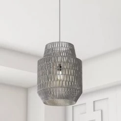 Daydream Gray Ceiling Lamp by ZUO -Deals Juno Store gray zuo chandeliers 50209 1d 1000