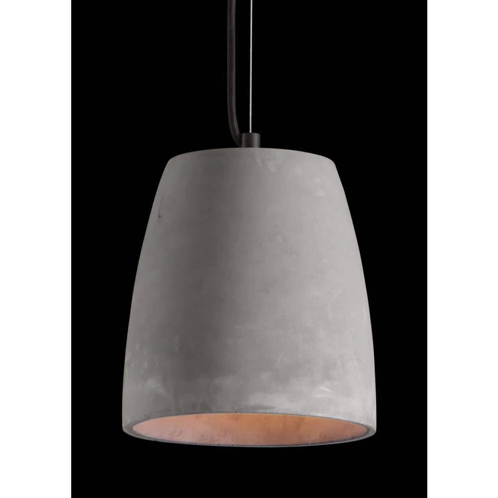 Fortune Concrete Gray Ceiling Lamp by ZUO 2 Fortune Concrete Gray Ceiling Lamp by ZUO - Image 2