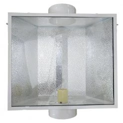 Large Air Cooled with 6 in. Duct and Glass Panel Grow Light Reflector for up to 1000-Watt by Hydro Crunch -Deals Juno Store hydro crunch grow light kits d940003000 4f 1000