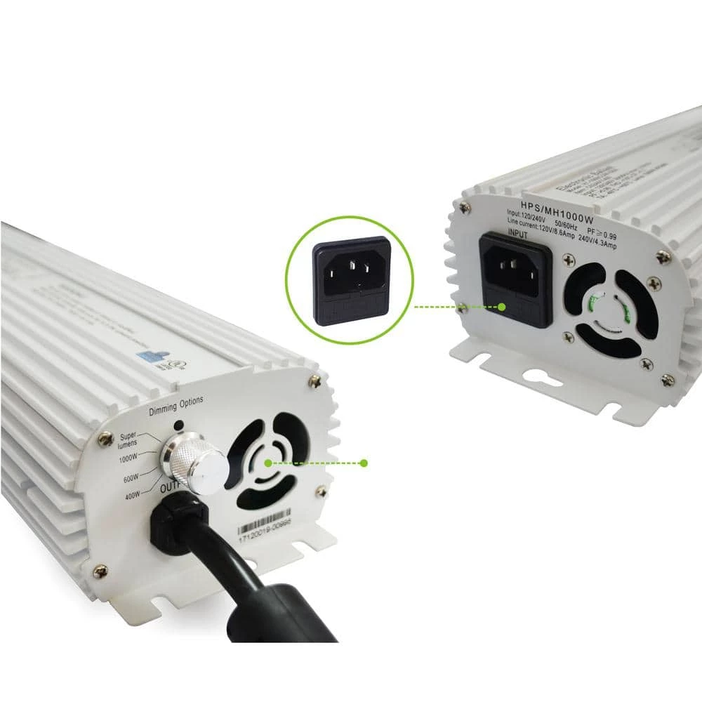 1000-Watt HPS Grow Light System with Basic Wing Reflector by Hydro Crunch 5 1000-Watt HPS Grow Light System with Basic Wing Reflector by Hydro Crunch - Image 5