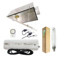 1000-Watt HPS Grow Light System with 6 Large Air Cooled Reflector with Glass by Hydro Crunch