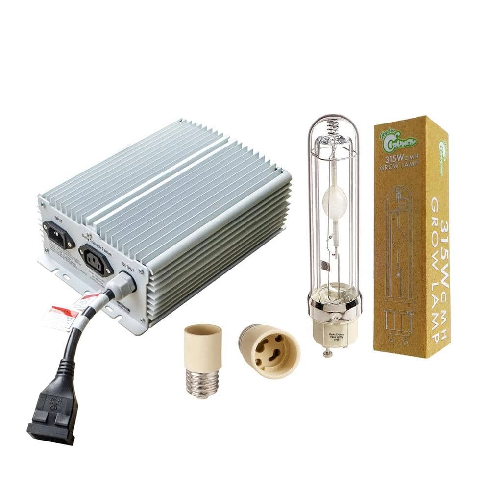 315-Watt CMH Ceramic Metal Halide Ballast Conversion Kit with 3100K Lamp and Socket Adapter by Hydro Crunch 1 315-Watt CMH Ceramic Metal Halide Ballast Conversion Kit with 3100K Lamp and Socket Adapter by Hydro Crunch
