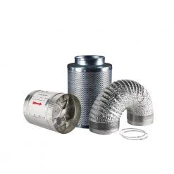 1200-Watt Equivalent Veg/Bloom Full Spectrum LED Plant Grow Light Fixture with Grow Tent and Ventilation System by Hydro Crunch -Deals Juno Store hydro crunch grow light kits tkled 48x48x80 fa 1000