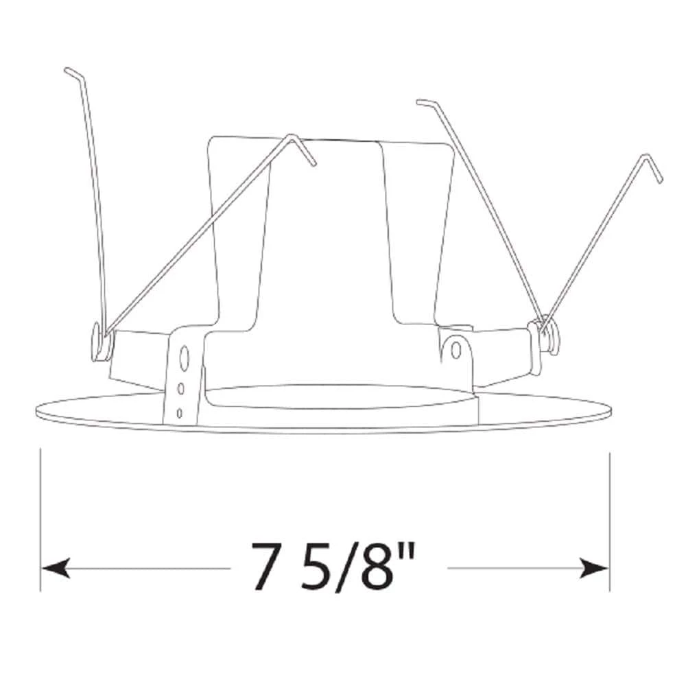 Contractor Select 6 in. New Construction or Remodel Recessed Downlight Open Frame Trim by Juno 2 Contractor Select 6 in. New Construction or Remodel Recessed Downlight Open Frame Trim by Juno - Image 2