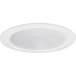 Contractor Select 6 in. White Fully Enclosed Recessed Baffle Trim by Juno