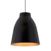 Bronze 1-Light Matte Black Ceiling Pendant by ZUO
