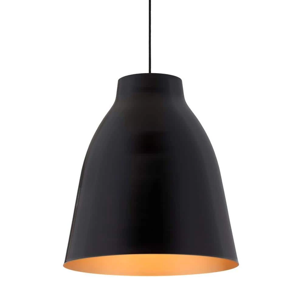 Bronze 1-Light Matte Black Ceiling Pendant by ZUO 1 Bronze 1-Light Matte Black Ceiling Pendant by ZUO