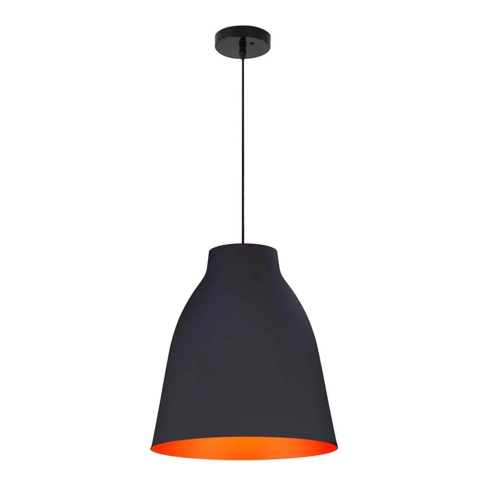Bronze 1-Light Matte Black Ceiling Pendant by ZUO 2 Bronze 1-Light Matte Black Ceiling Pendant by ZUO - Image 2