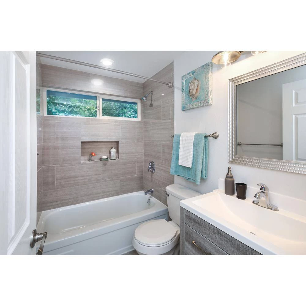 Contractor Select JSBT 7.72 in. Matte White Integrated LED Flush Mount Fixture by Juno 7 Contractor Select JSBT 7.72 in. Matte White Integrated LED Flush Mount Fixture by Juno - Image 7