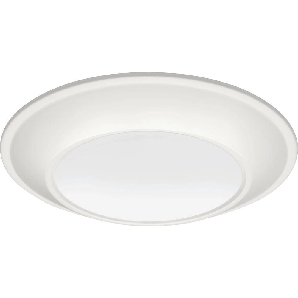 Contractor Select JSBT 8.39 in. Matte White Integrated LED Flush Mount Fixture, Selectable CCT by Juno 6 Contractor Select JSBT 8.39 in. Matte White Integrated LED Flush Mount Fixture, Selectable CCT by Juno - Image 6