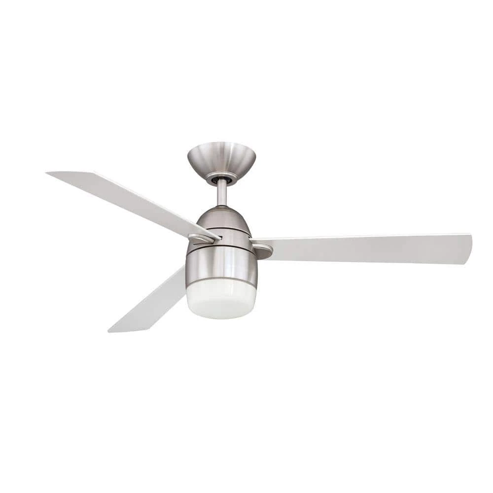 Antron 42 in. Satin Nickel LED Ceiling Fan with Light Kit and Remote Control by Designers Choice Collection 1 Antron 42 in. Satin Nickel LED Ceiling Fan with Light Kit and Remote Control by Designers Choice Collection