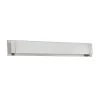 Aurora Series 7-Light Satin Nickel Vanity Light with Linen Glass by Designers Choice Collection