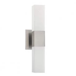 Madison Series 2-Light Satin Nickel Bath Light by Designers Choice Collection