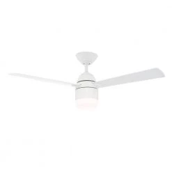 Antron 42 in. White LED Ceiling Fan with Light Kit and Remote Control by Designers Choice Collection -Deals Juno Store white designers choice collection ceiling fans with lights ac18842l wh 66 1000