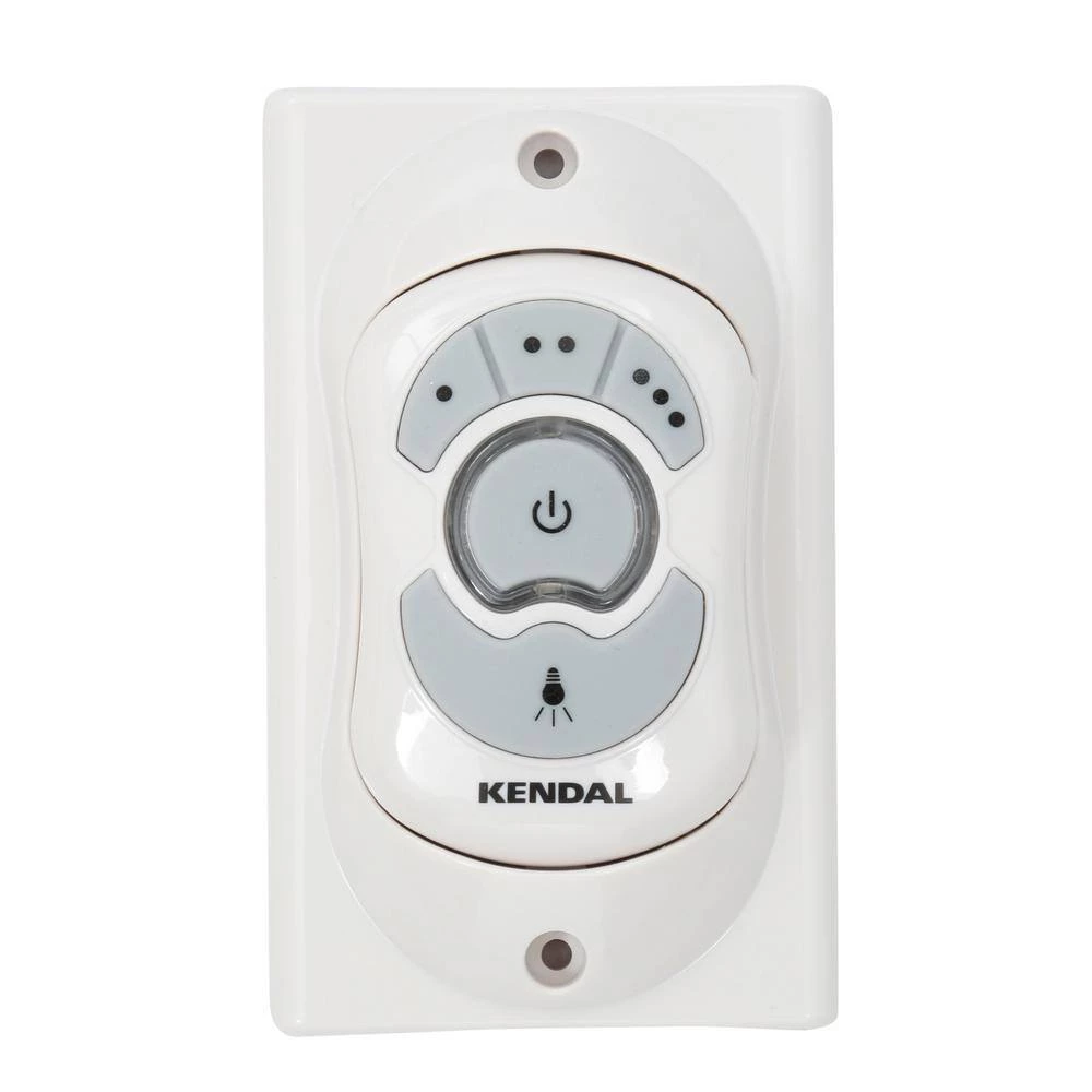 Moderno 42 in. White LED Ceiling Fan with Light and Wall Switch by Designers Choice Collection 3 Moderno 42 in. White LED Ceiling Fan with Light and Wall Switch by Designers Choice Collection - Image 3