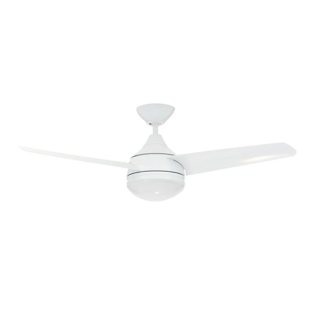 Moderno 42 in. White LED Ceiling Fan with Light and Wall Switch by Designers Choice Collection 7 Moderno 42 in. White LED Ceiling Fan with Light and Wall Switch by Designers Choice Collection - Image 7