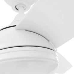 Moderno 42 in. White LED Ceiling Fan with Light and Wall Switch by Designers Choice Collection 11 Moderno 42 in. White LED Ceiling Fan with Light and Wall Switch by Designers Choice Collection -Deals Juno Store white designers choice collection ceiling fans with lights ac19242l wh a0 1000