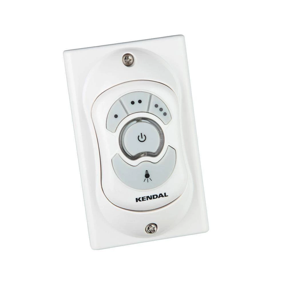 Moderno 42 in. White LED Ceiling Fan with Light and Wall Switch by Designers Choice Collection 8 Moderno 42 in. White LED Ceiling Fan with Light and Wall Switch by Designers Choice Collection - Image 8